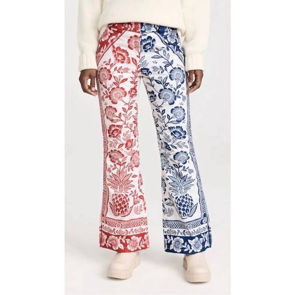 NEW NWT FARM RIO Mixed Pineapple Garden Ski Pants